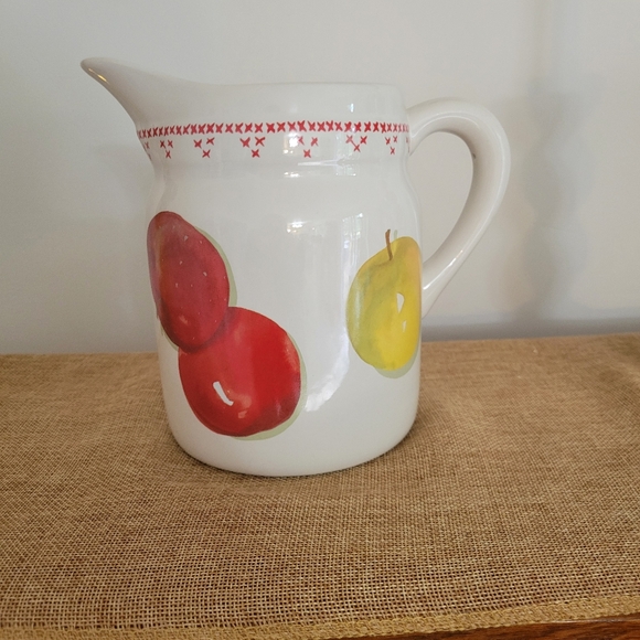 Fruit Pattern Ceramic Pitcher - Picture 2 of 4